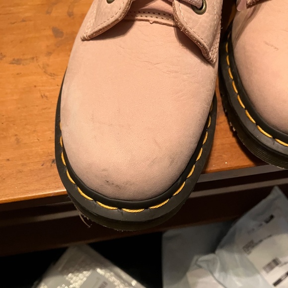 Dr Martens 1460 nubek leather pink boots - Picture 11 of 15